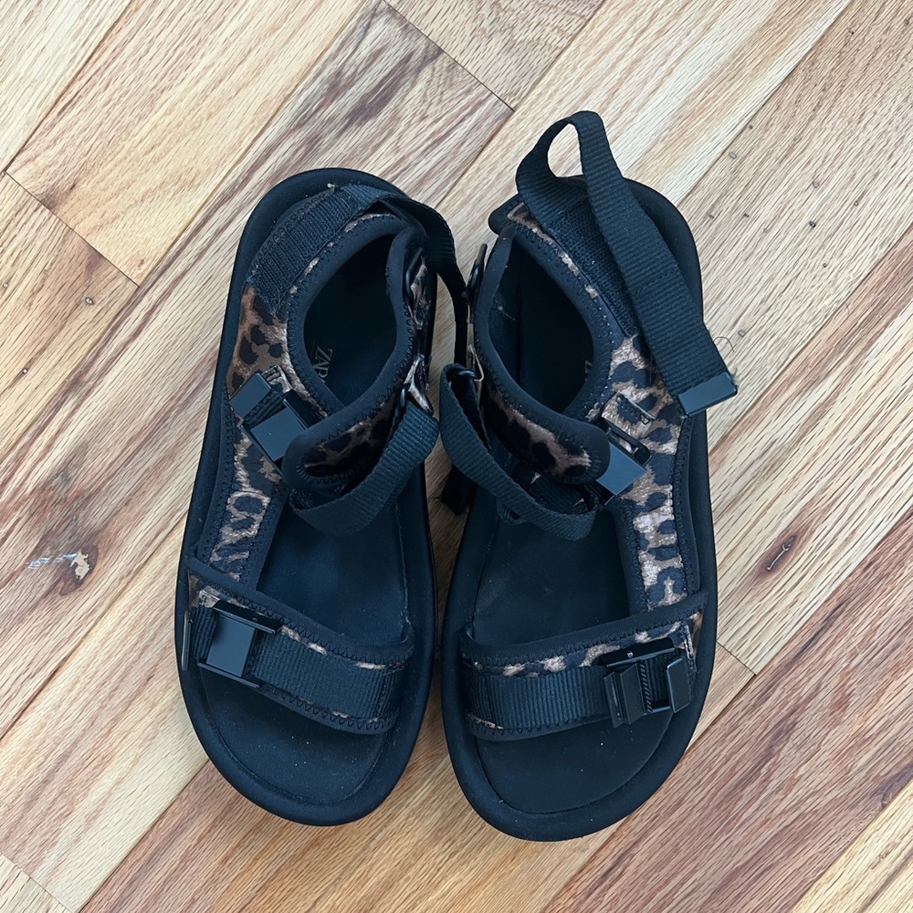 Zara platform sandals
